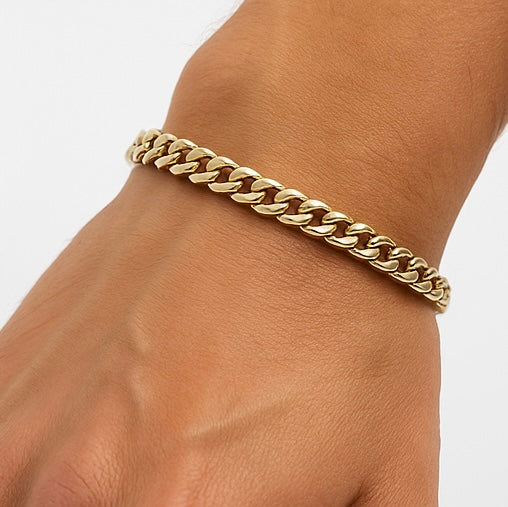 Cuban Chain Bracelet – Gold