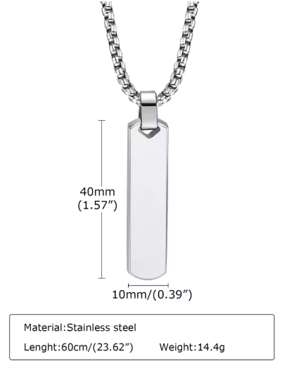 Parisian Luxe Necklace- Timeless Men’s Elegance