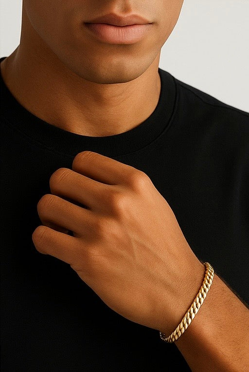 Cuban Chain Bracelet – Gold
