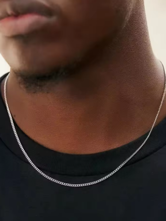 3mm Cuban Chain – Silver
