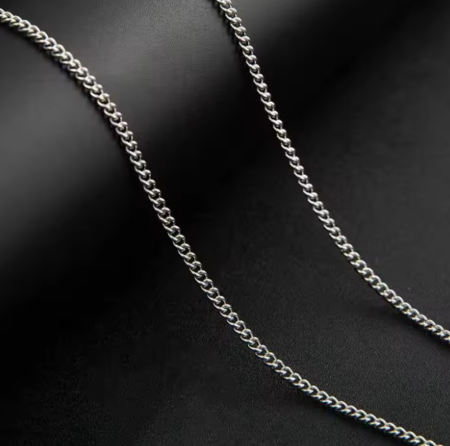 3mm Cuban Chain – Silver