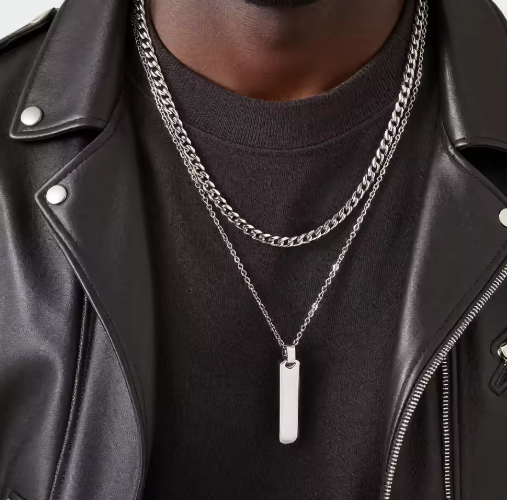 Parisian Luxe Necklace- Timeless Men’s Elegance