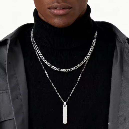 Parisian Luxe Necklace- Timeless Men’s Elegance